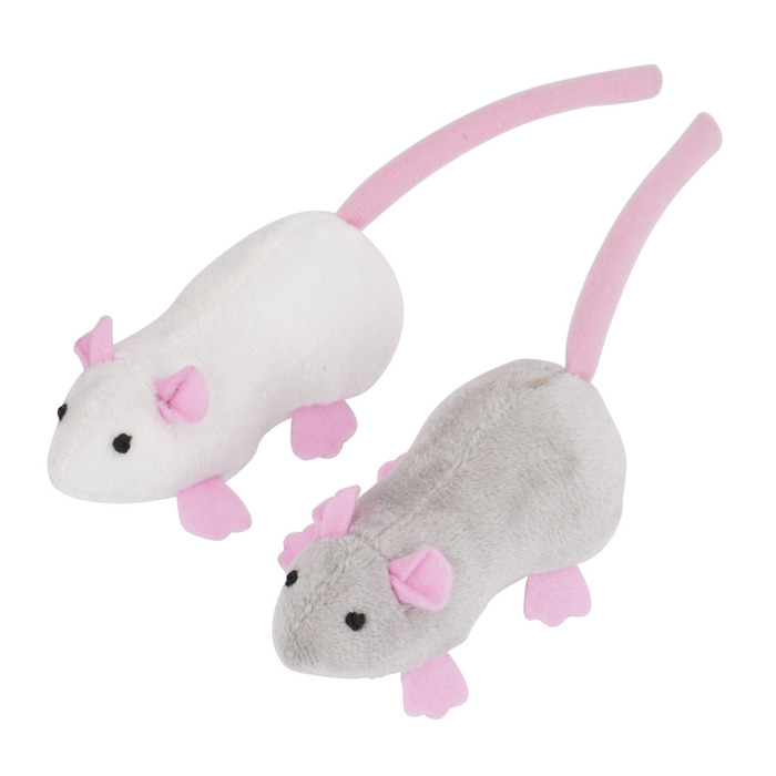 Kattleksak Mus Kattmynta 18 cm 2-pack Petzone